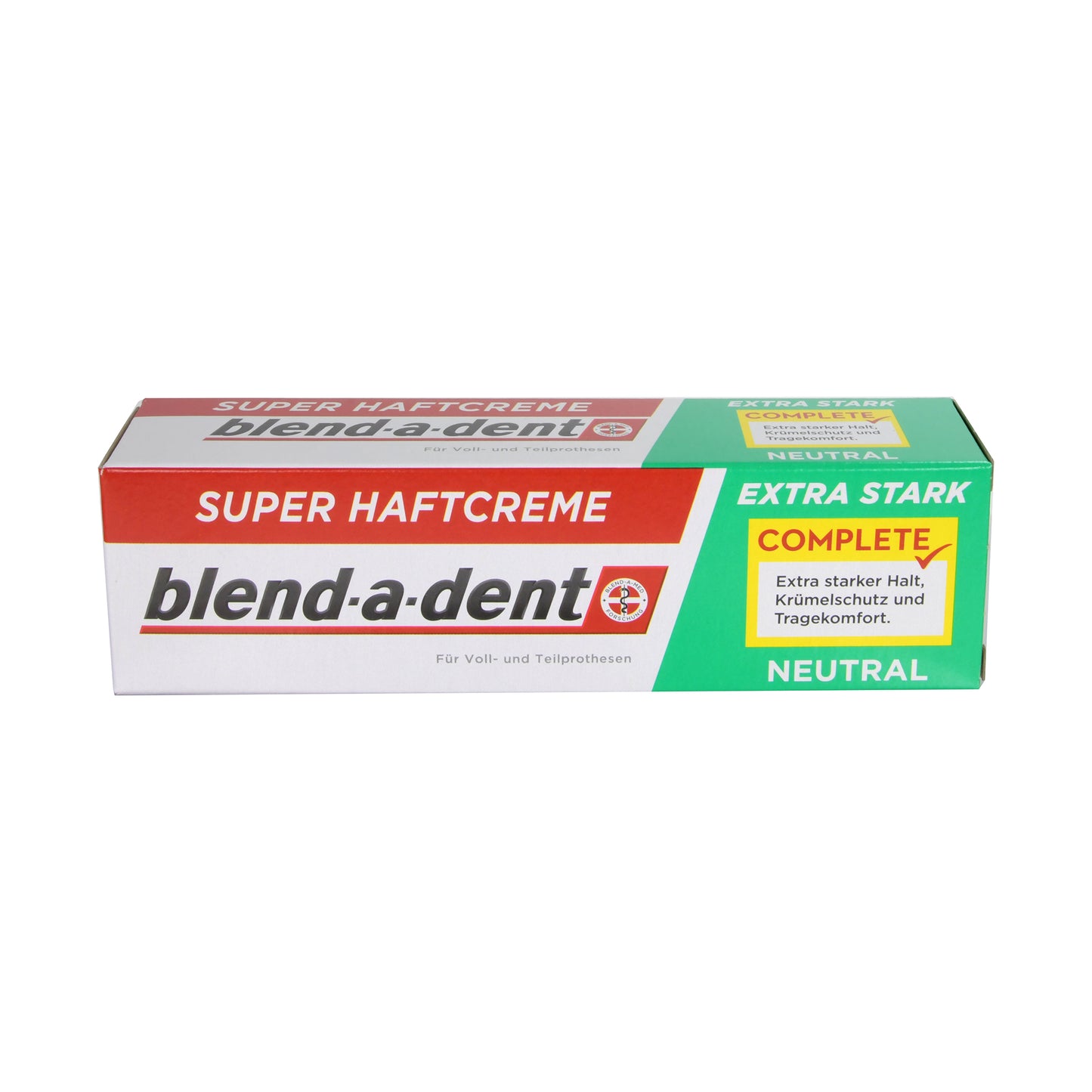 blend-a-dent super adhesive cream extra strong neutral, 47 g