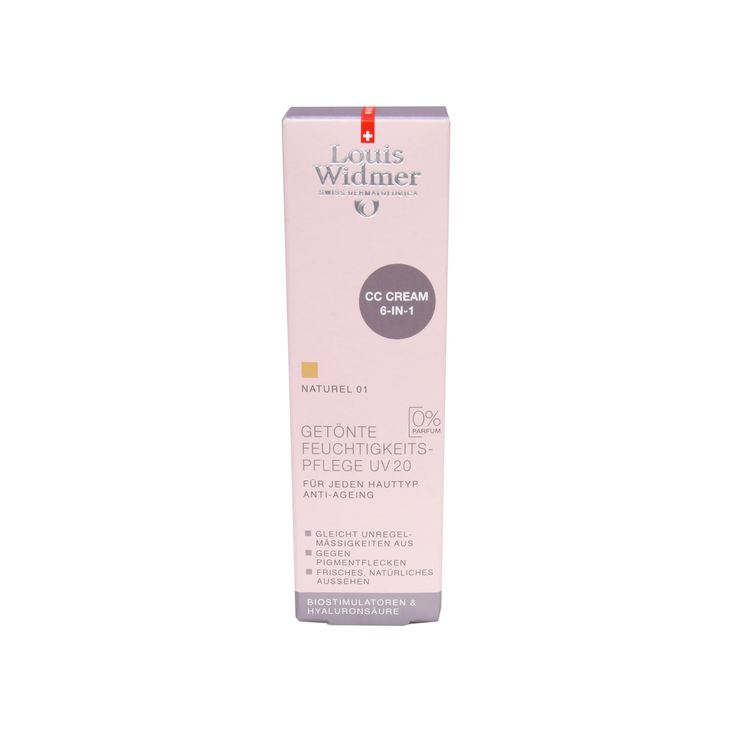 Widmer getönte Feuchtigkeitspflege UV 20 CC naturel 01 unparfümiert, 30 ml
