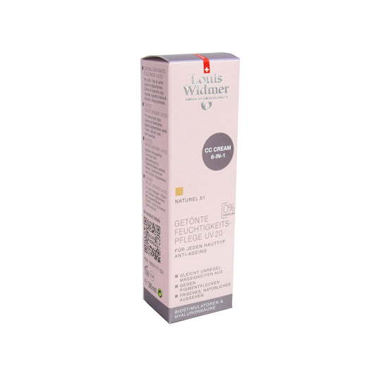 Widmer tinted moisturizer UV 20 CC natural 01 unscented, 30 ml