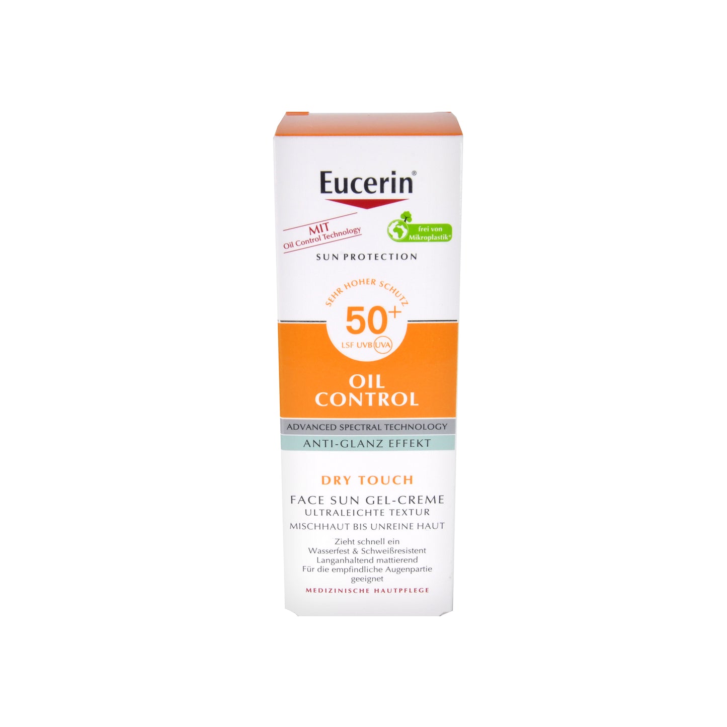 Eucerin Sun Oil Control Face Sun Gel-Creme LSF 50+, 50 ml