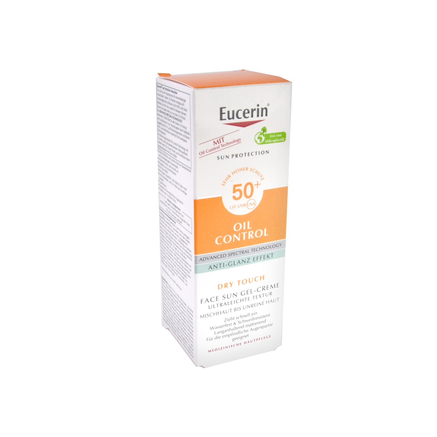 Eucerin Sun Oil Control Face Sun Gel-Creme LSF 50+, 50 ml