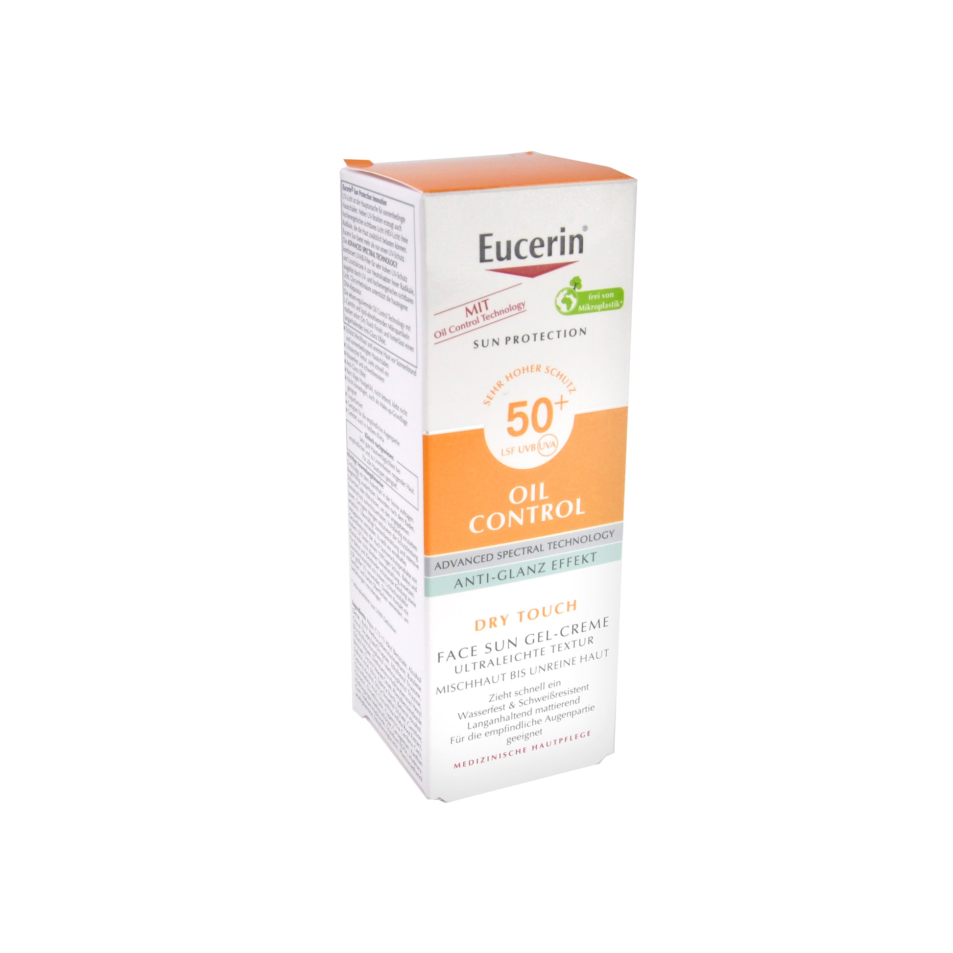 Eucerin Sun Oil Control Face Sun Gel-Creme LSF 50+, 50 ml