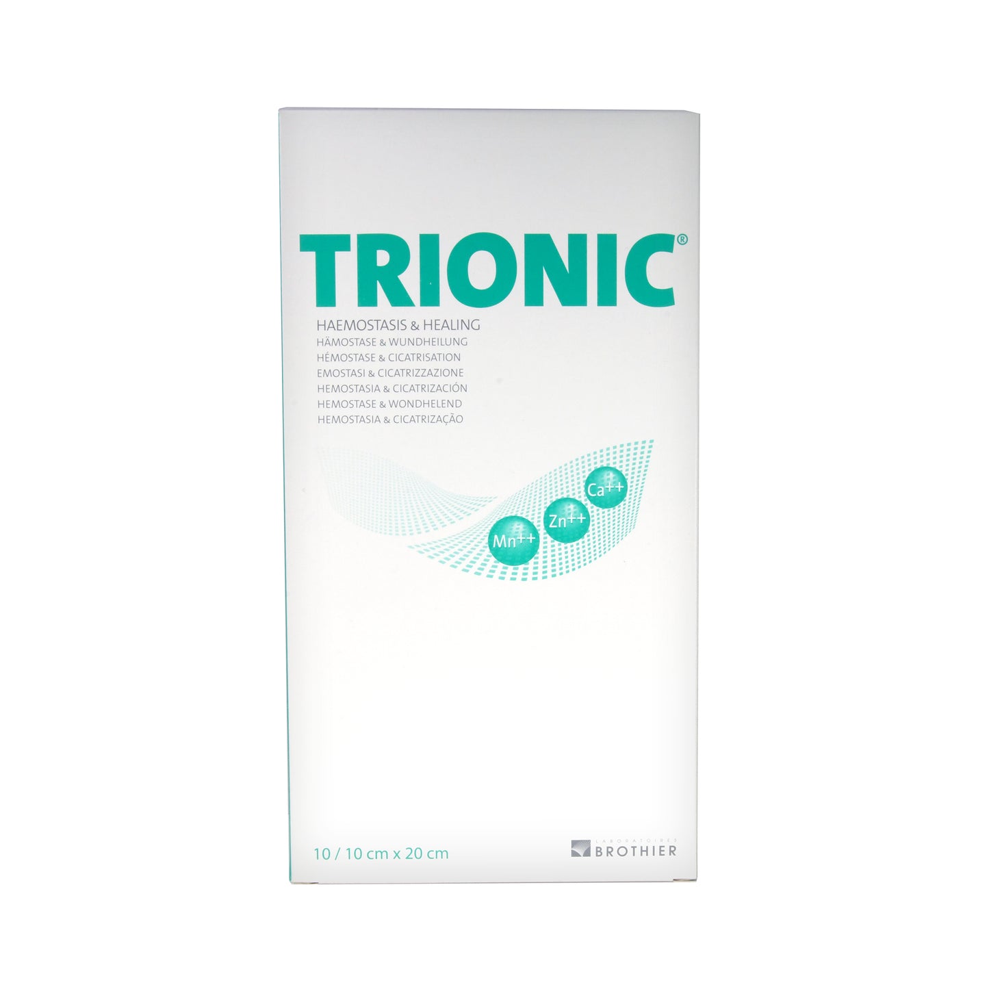 TRIONIC wound dressing 10cm x 20cm, 10 pcs