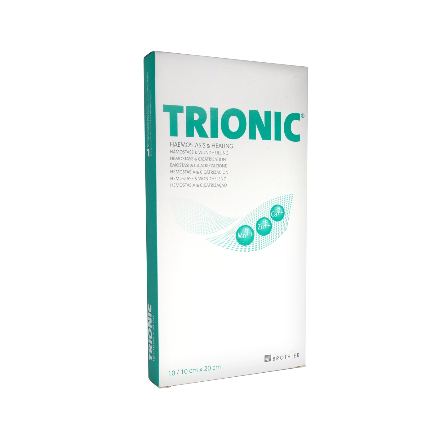 TRIONIC wound dressing 10cm x 20cm, 10 pcs