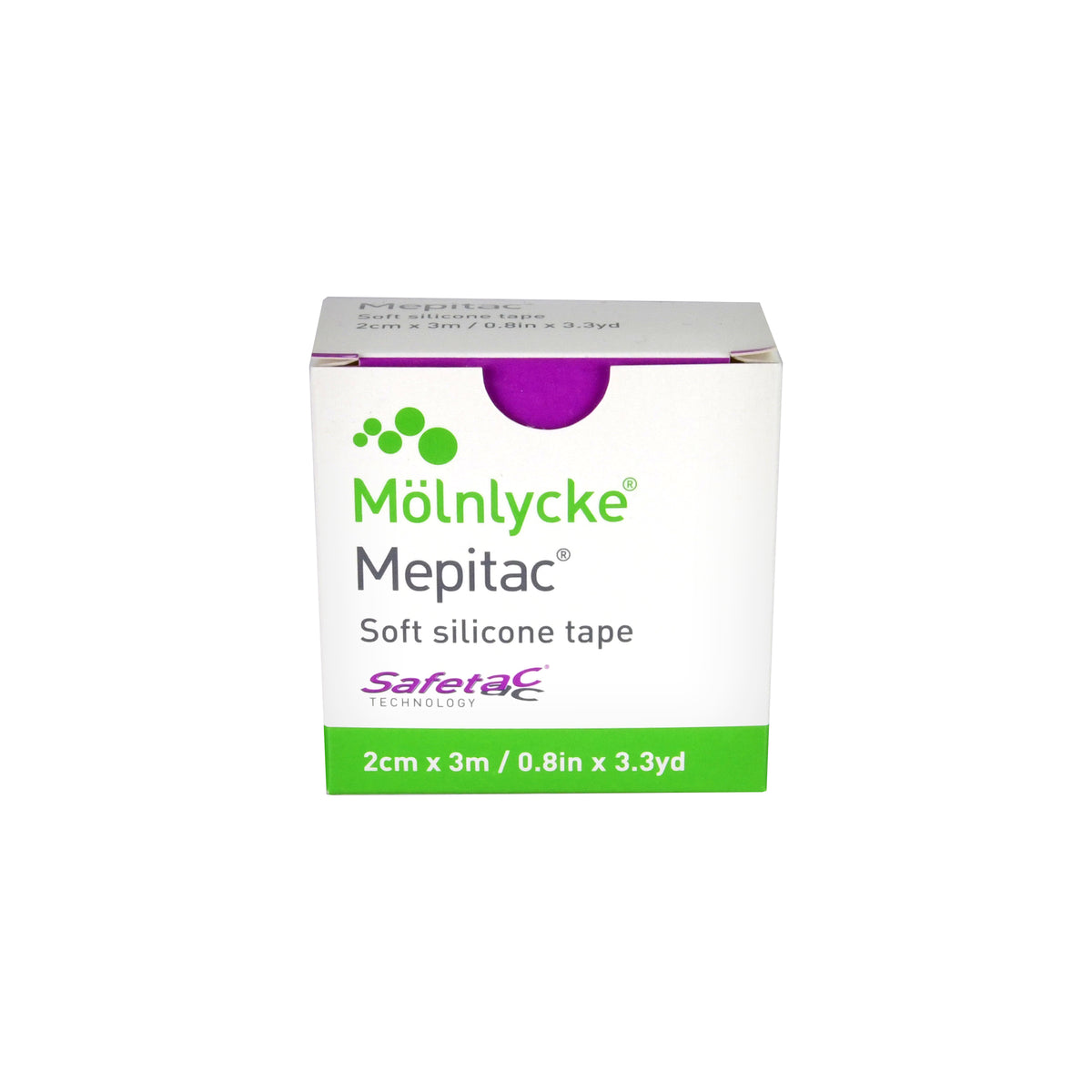 Mölnlycke Mepitac 2cm x 3m unsteril Rolle, 1 St