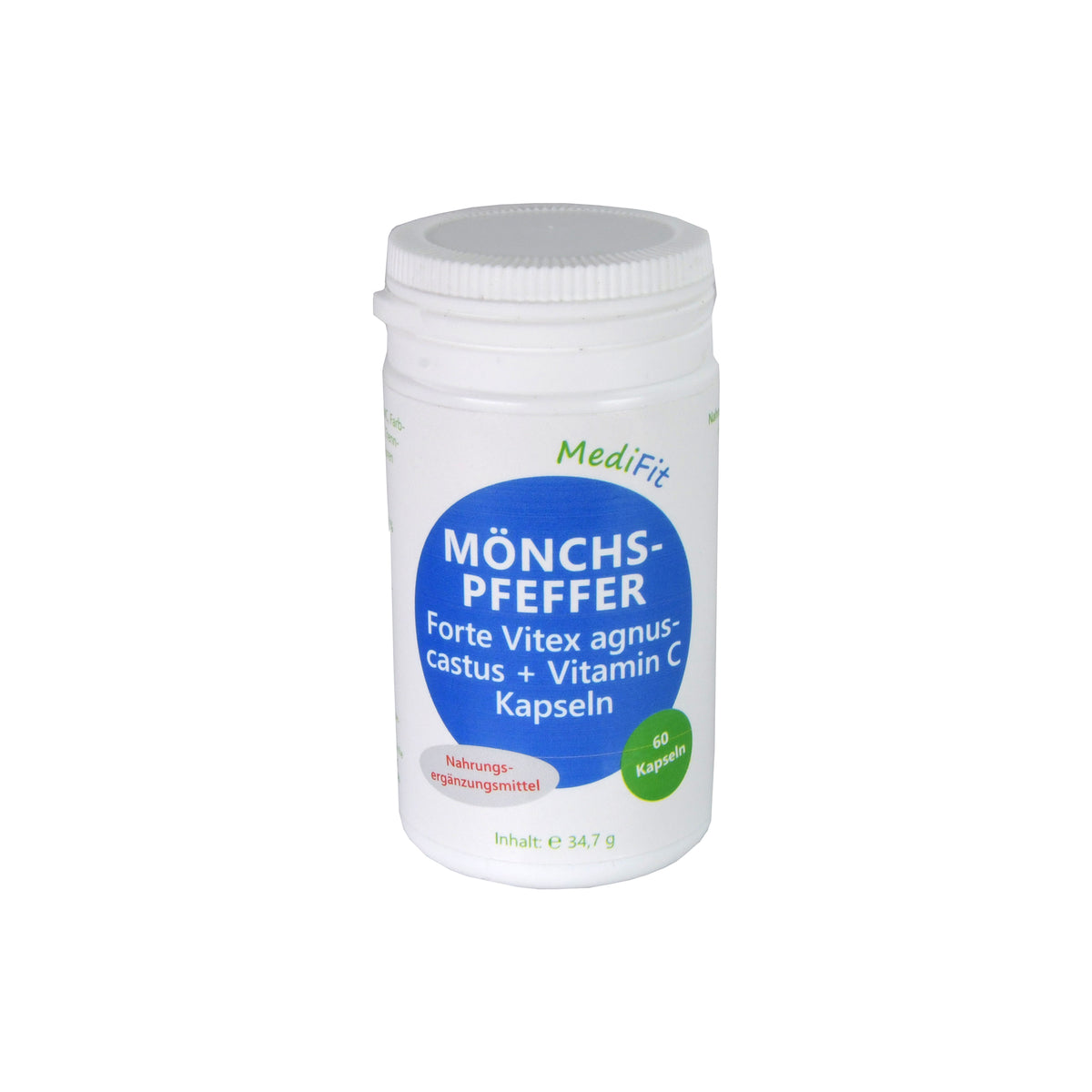 MediFit MÖNCHSPFEFFER Forte + Vitamin C Kapseln, 60 St