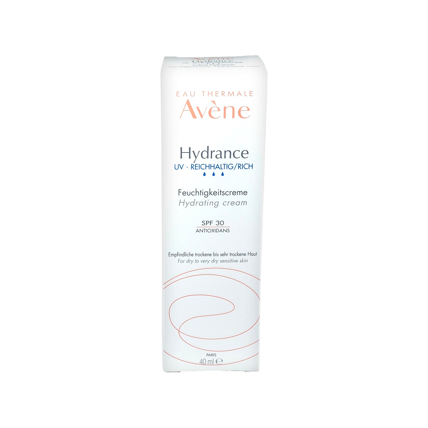 Avène Hydrance UV reichhaltige Feuchtigkeitscreme SPF 30, 40 ml