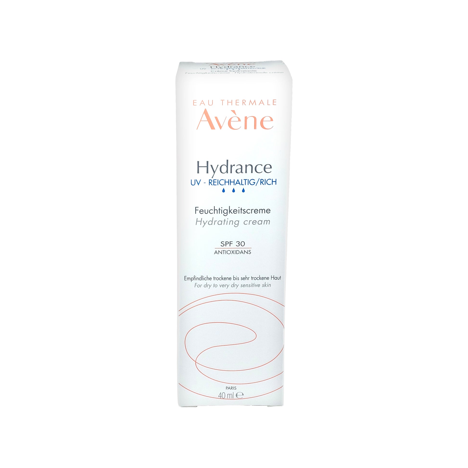 Avène Hydrance UV reichhaltige Feuchtigkeitscreme SPF 30, 40 ml