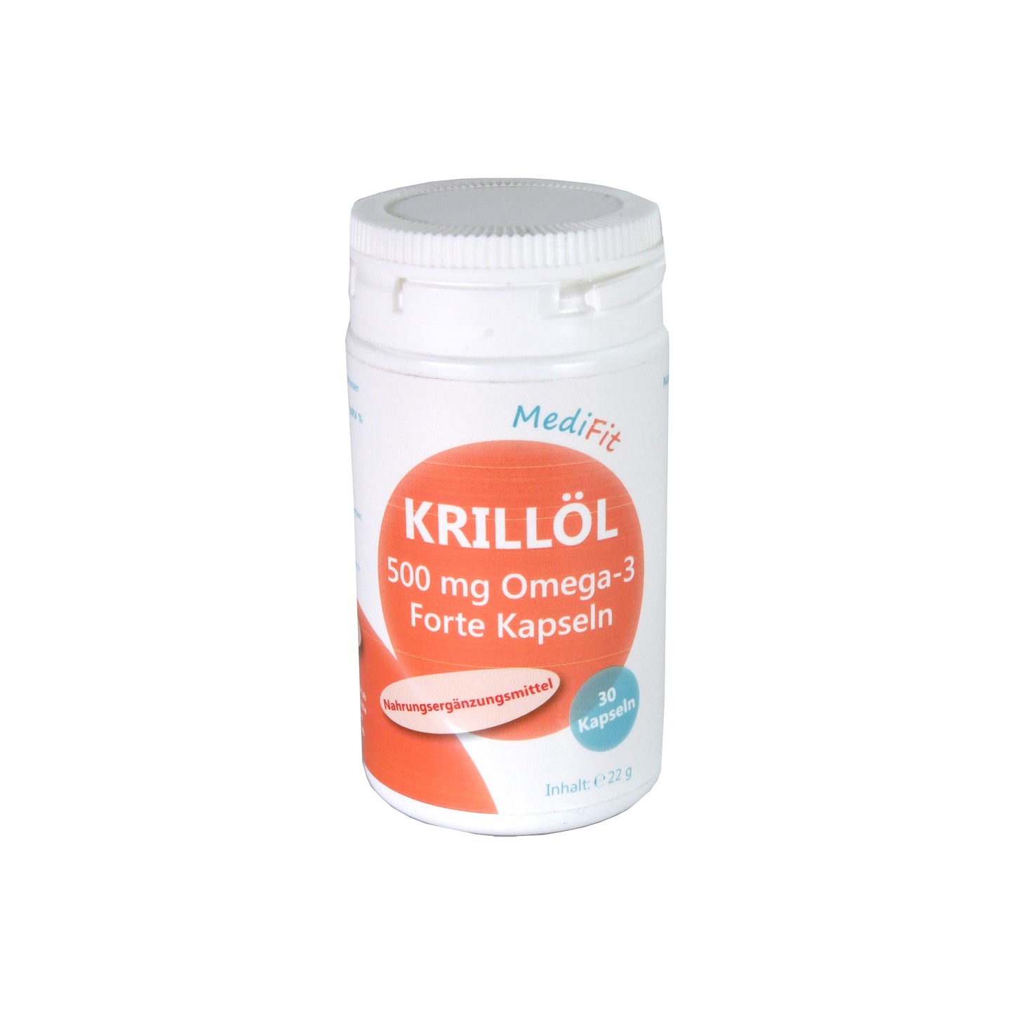 MediFit KRILLÖL 500mg Omega-3 Forte Kapseln, 30 St