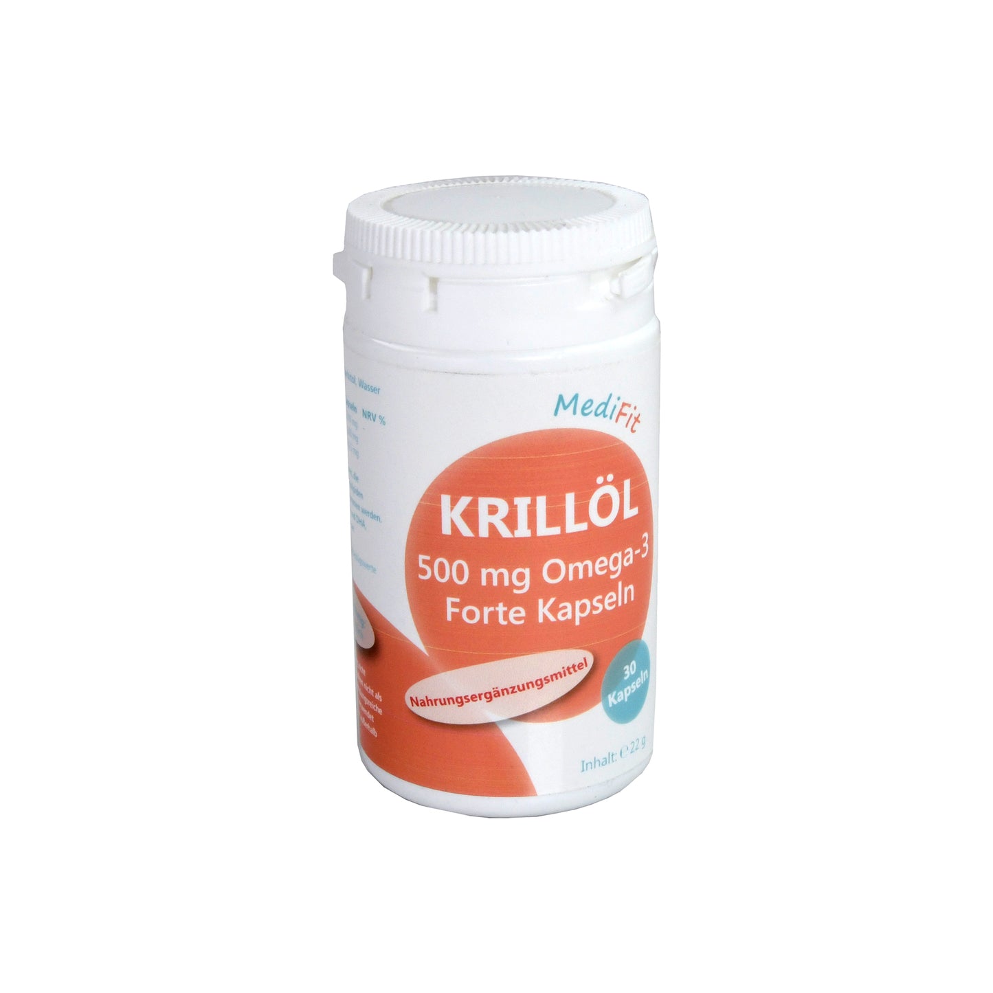 MediFit KRILLÖL 500mg Omega-3 Forte Kapseln, 30 St