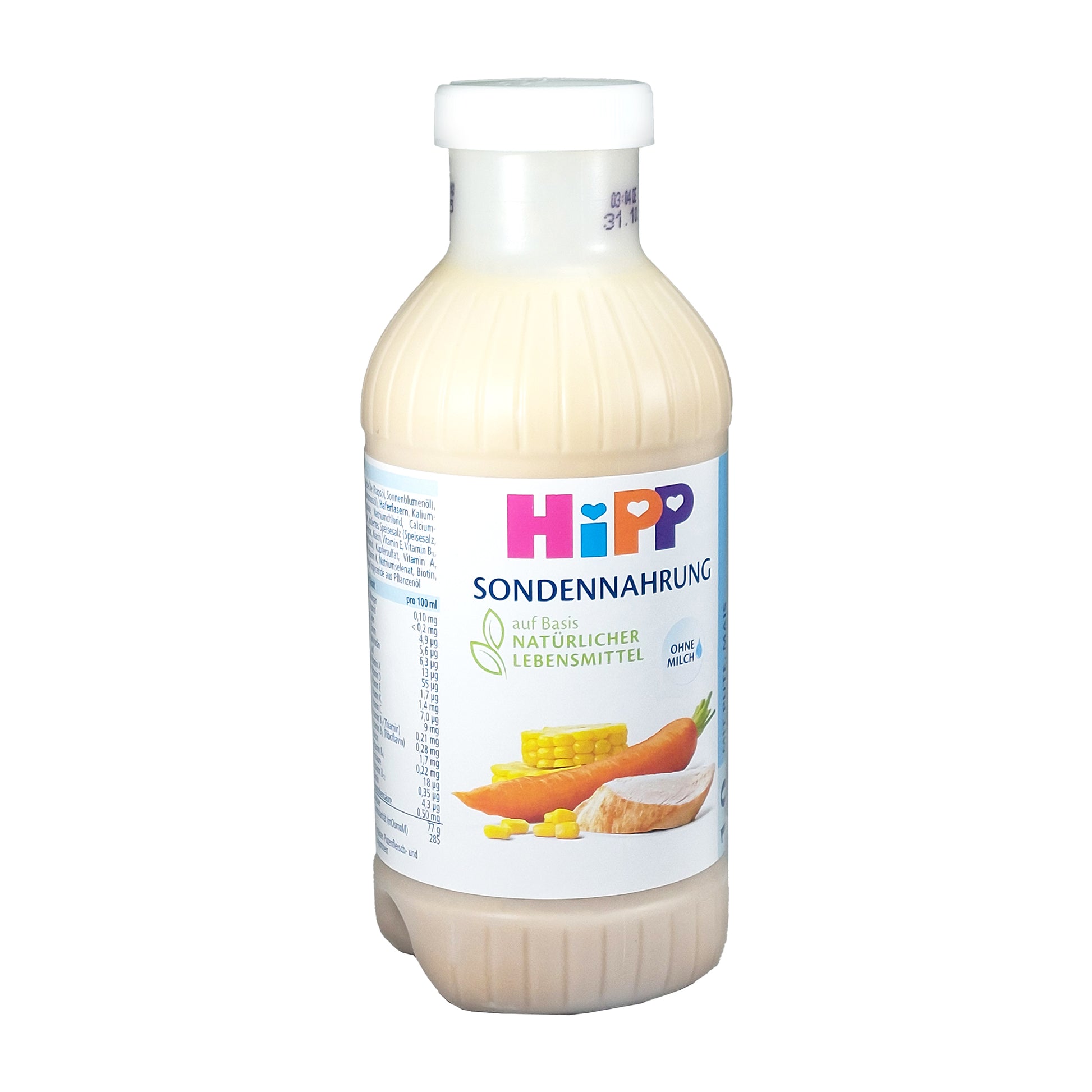 Hipp Sondennahrung mit Pute, Mais & Karotte 500 ml [MHD: 31.10.2025]