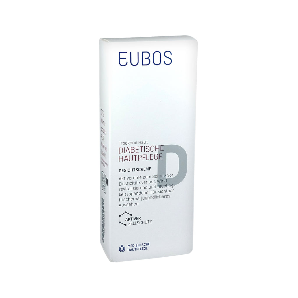 Eubos Trockene Haut Diabetische Haut Pflege Gesichtscreme, 50 ml