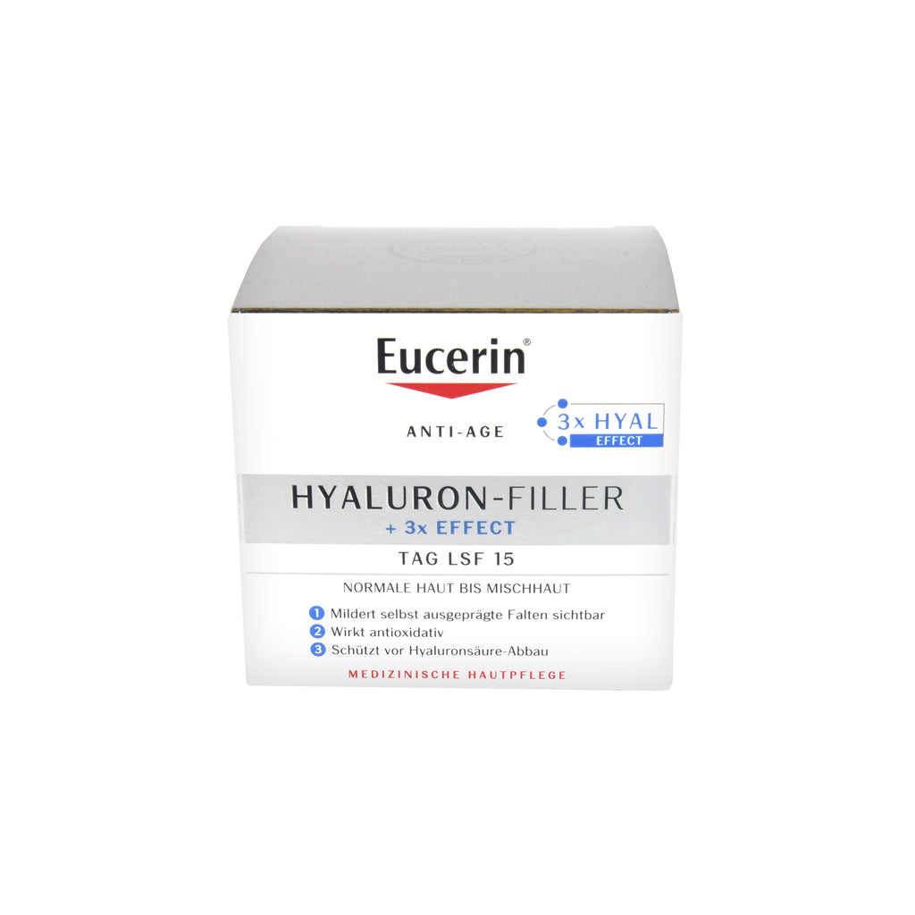 Eucerin Hyaluron-Filler Tag LSF 15 Normale Haut bis Mischhaut, 50 ml