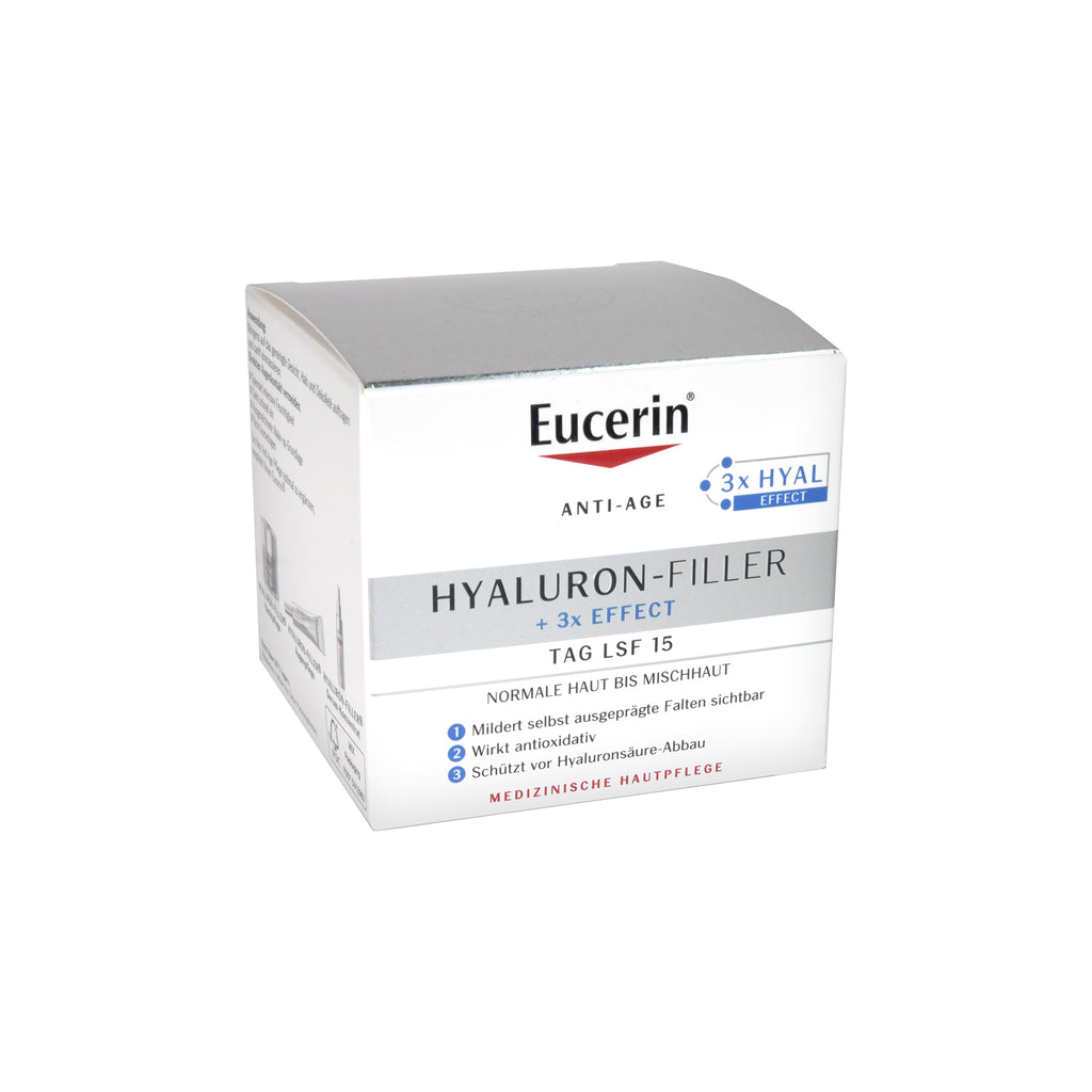 Eucerin Hyaluron-Filler Tag LSF 15 Normale Haut bis Mischhaut, 50 ml