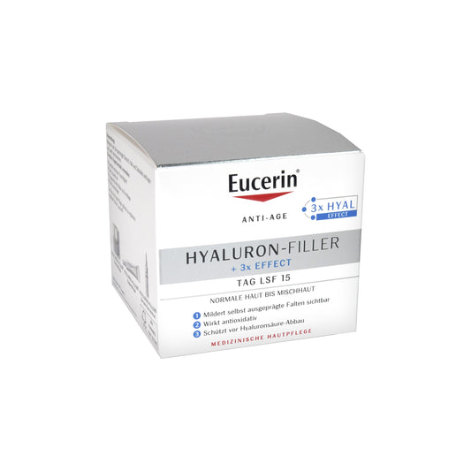 Eucerin Hyaluron-Filler Tag LSF 15 Normale Haut bis Mischhaut, 50 ml