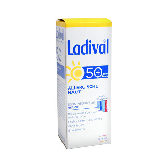 Ladival Allergische Haut Sonnenschutz Gel Gesicht LSF 50+ sehr hoch, 50 ml
