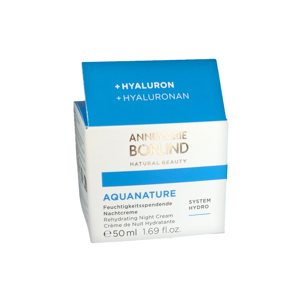 Annemarie Börlind AquaNature Feuchtigkeitsspendende Nachtcreme, 50 ml