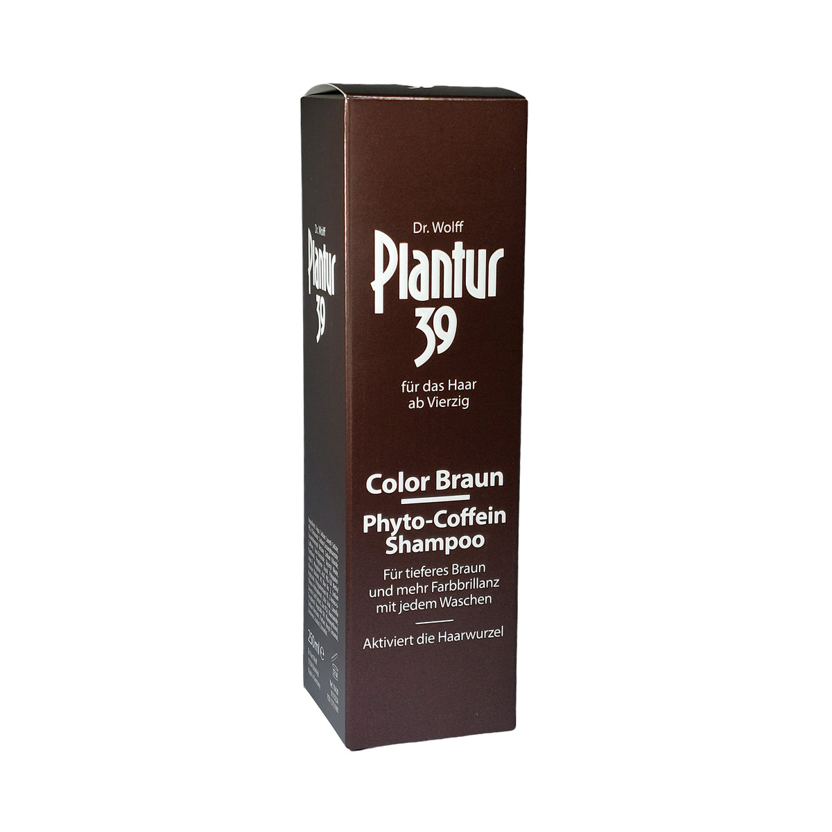 Dr. Wolff Plantur 39 Color Braun Phyto-Coffein Shampoo, 250 ml