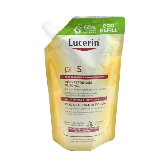 Eucerin pH5 Duschöl Nachfüllbeutel, 400 ml