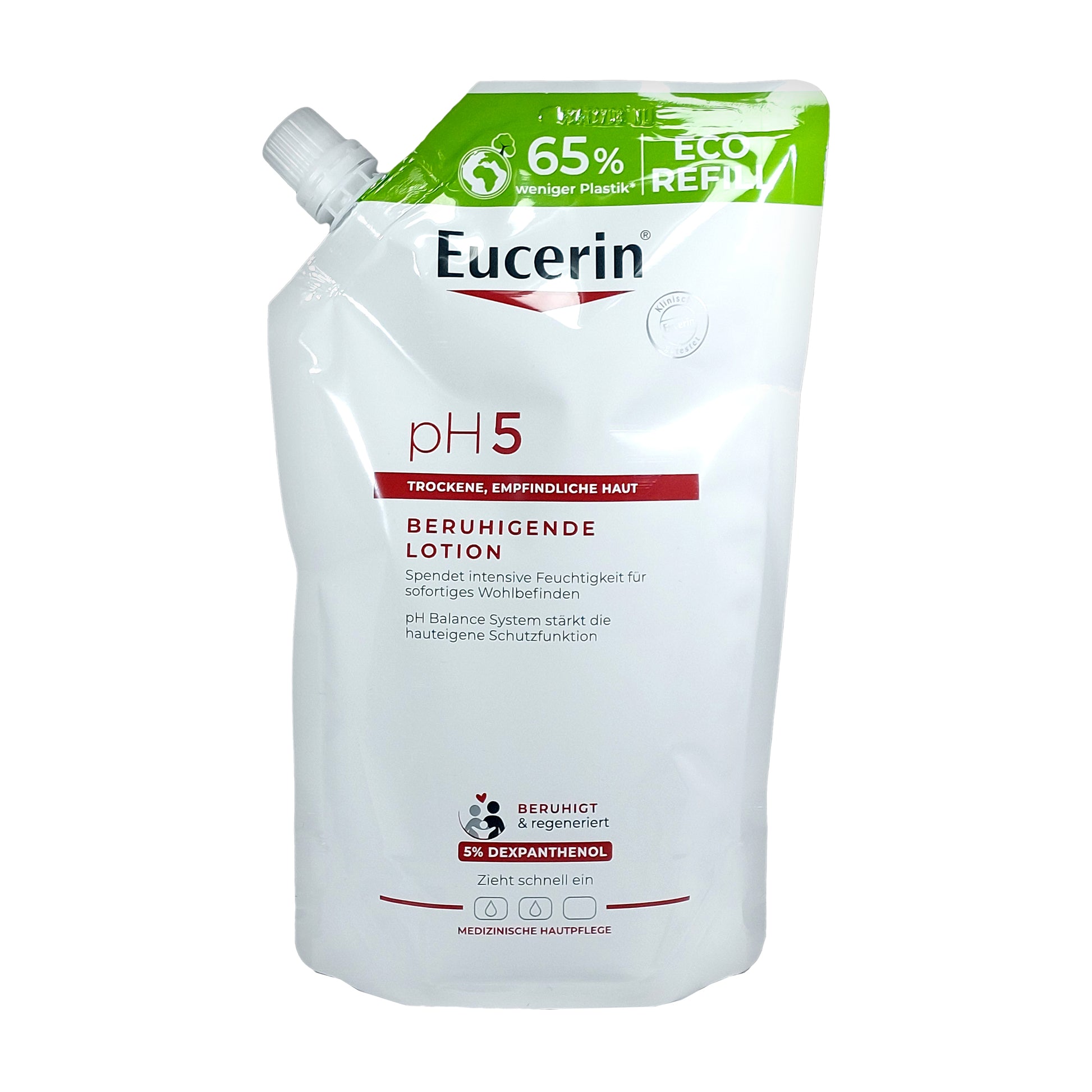 Eucerin pH5 Beruhigende Lotion Nachfüllbeutel, 400 ml