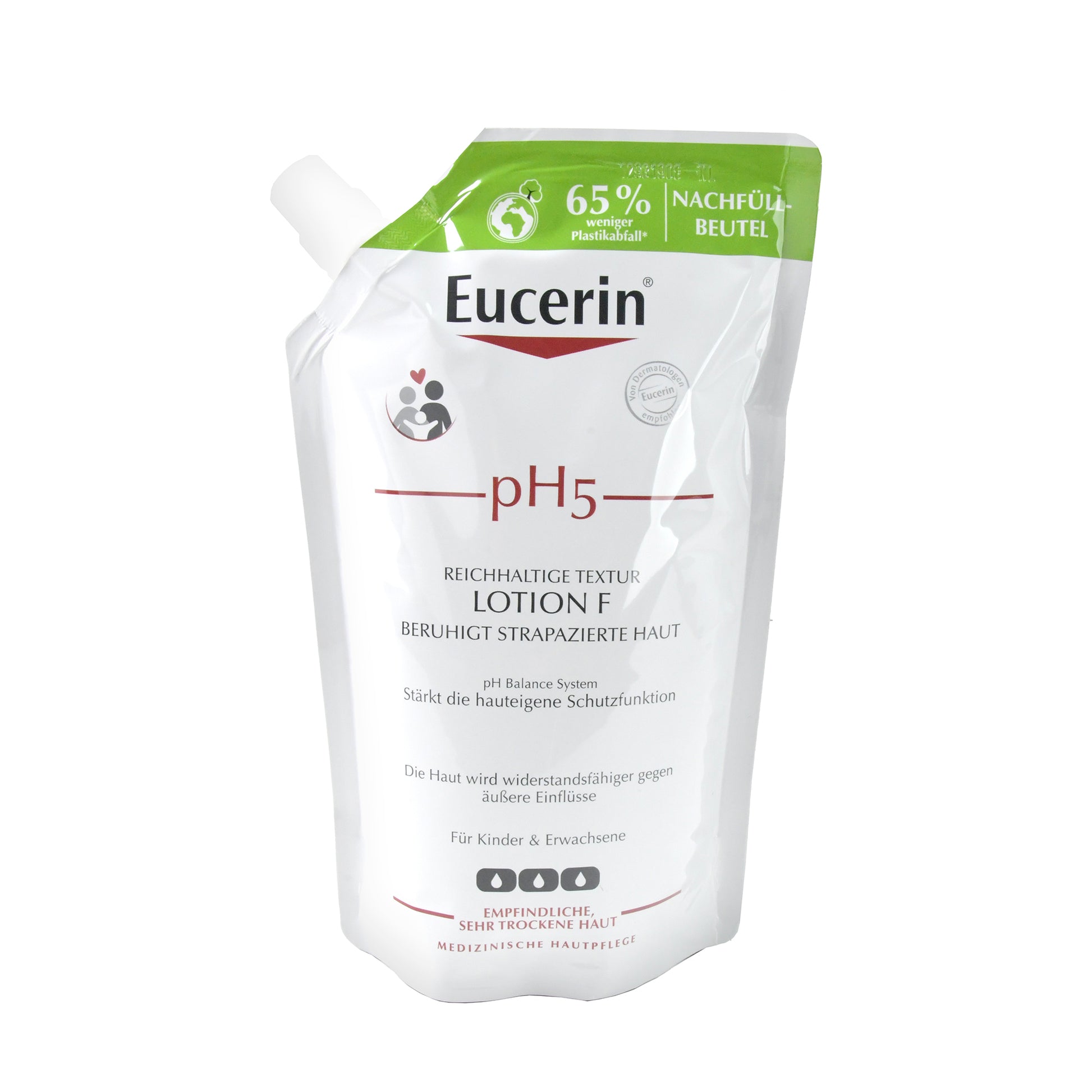 Eucerin pH5 Beruhigende Reichhaltige Lotion F Nachfüllbeutel, 400 ml