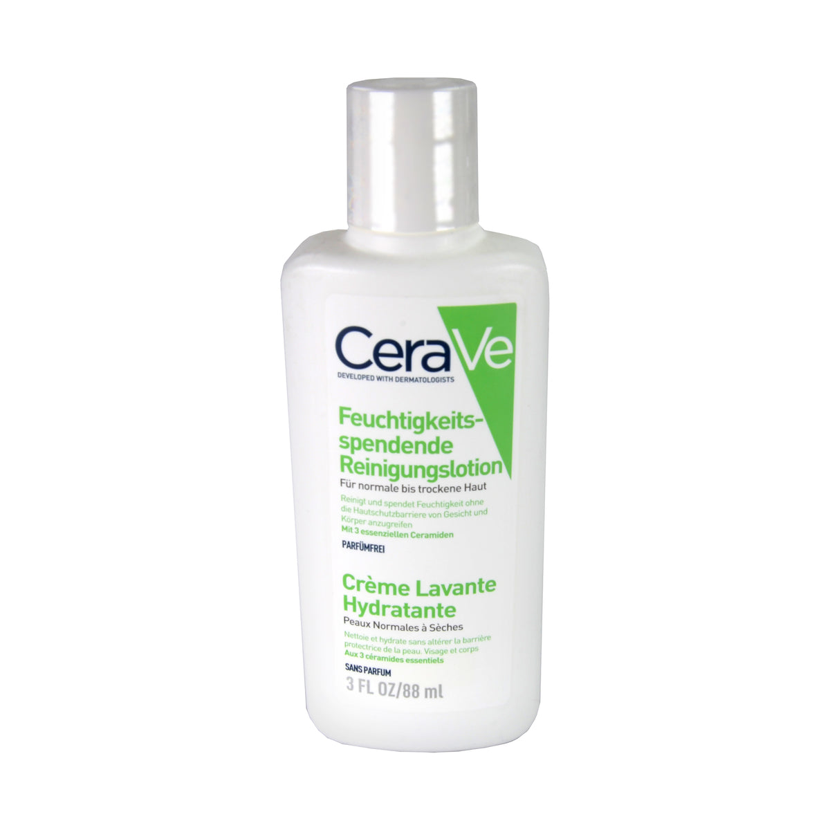 CeraVe Feuchtigkeitsspendende Reinigungslotion, 88 ml