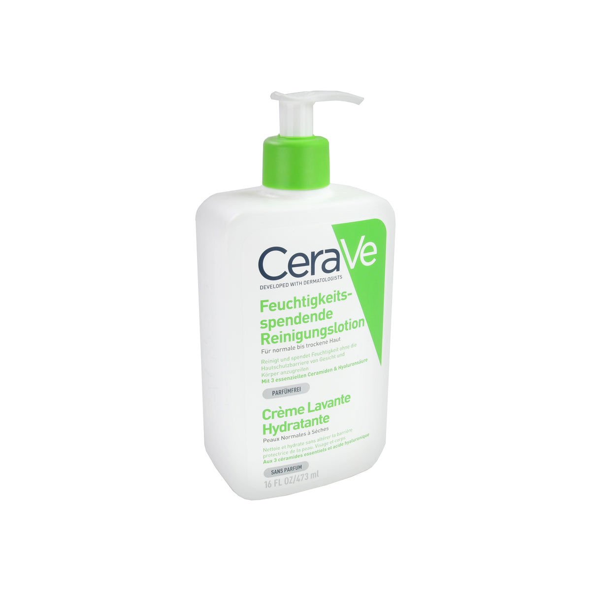 CeraVe Feuchtigkeitsspendende Reinigungslotion, 473 ml