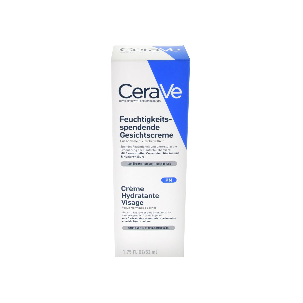 CeraVe Feuchtigkeitsspendende Gesichtscreme, 52 ml