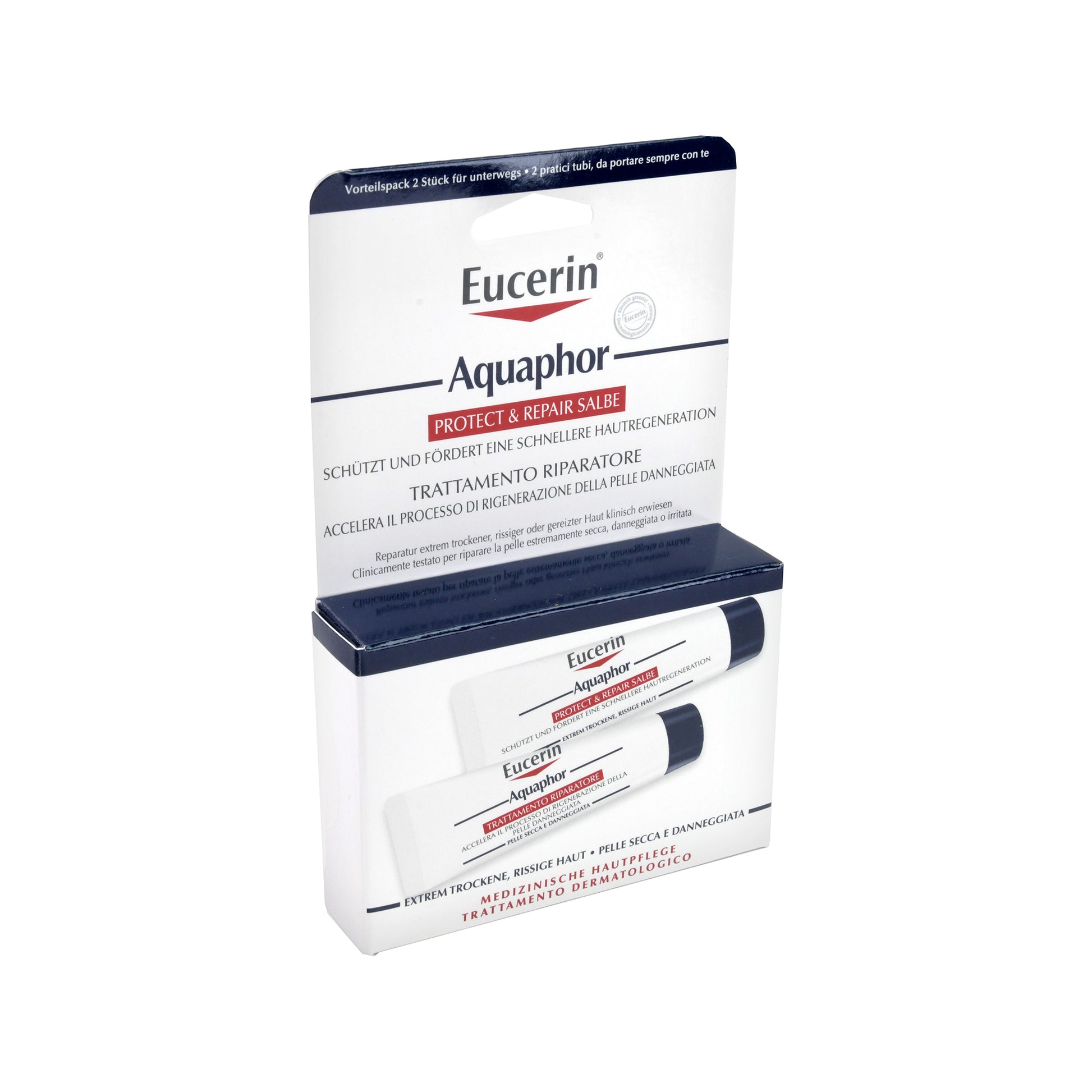 Eucerin Aquaphor Protect & Repair Salbe, 2x10 ml