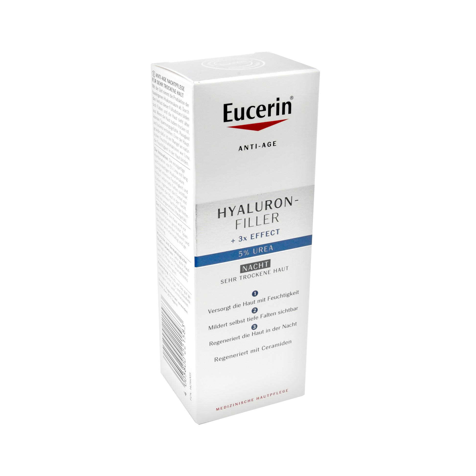 Eucerin Hyaluron-Filler 5% Urea Nacht Sehr trockene Haut, 50 ml