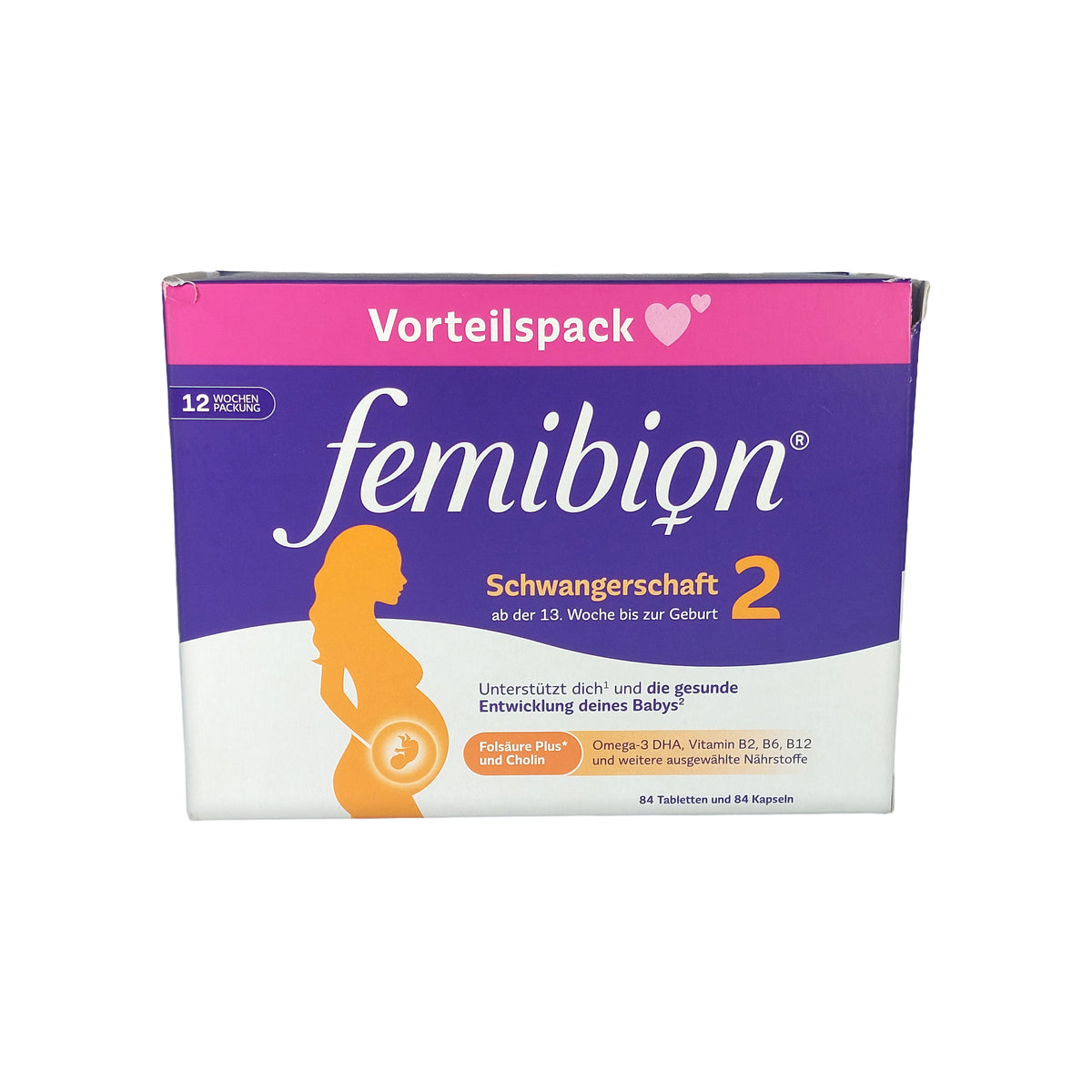 femibion 2 Schwangerschaft Kombipackung, 2x84 St