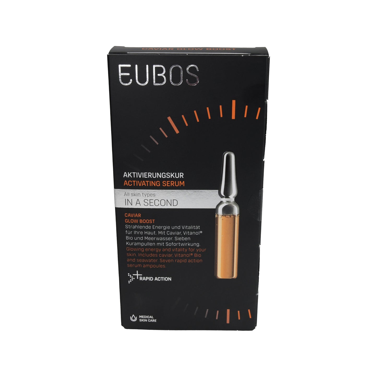 Eubos IN A SECOND Caviar Glow Boost Aktivierungskur, 7x2 ml