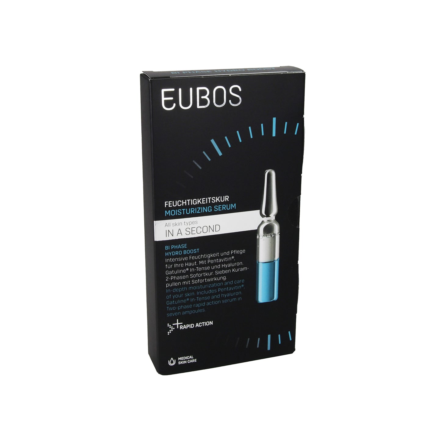 Eubos IN A SECOND Moisturizing Treatment Bi-Phase Hydro Boost, 7x2 ml