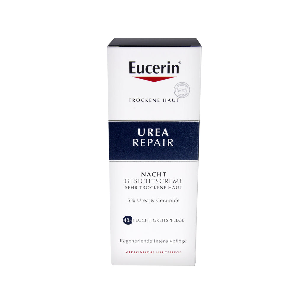 Eucerin UreaRepair 5% Urea Nacht Gesichtscreme, 50 ml