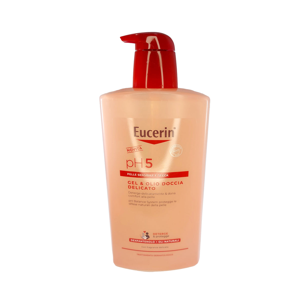 Eucerin pH5 Duschgel & Öl mit Pumpspender empfindliche Haut, 1000 ml