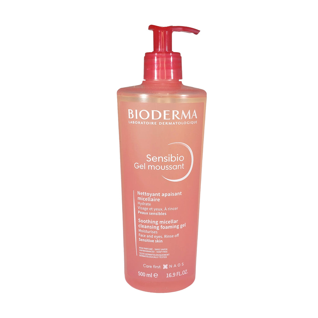 Bioderma Sensibio Gel Moussant Beruhigendes Reinigungsgel, 500 ml