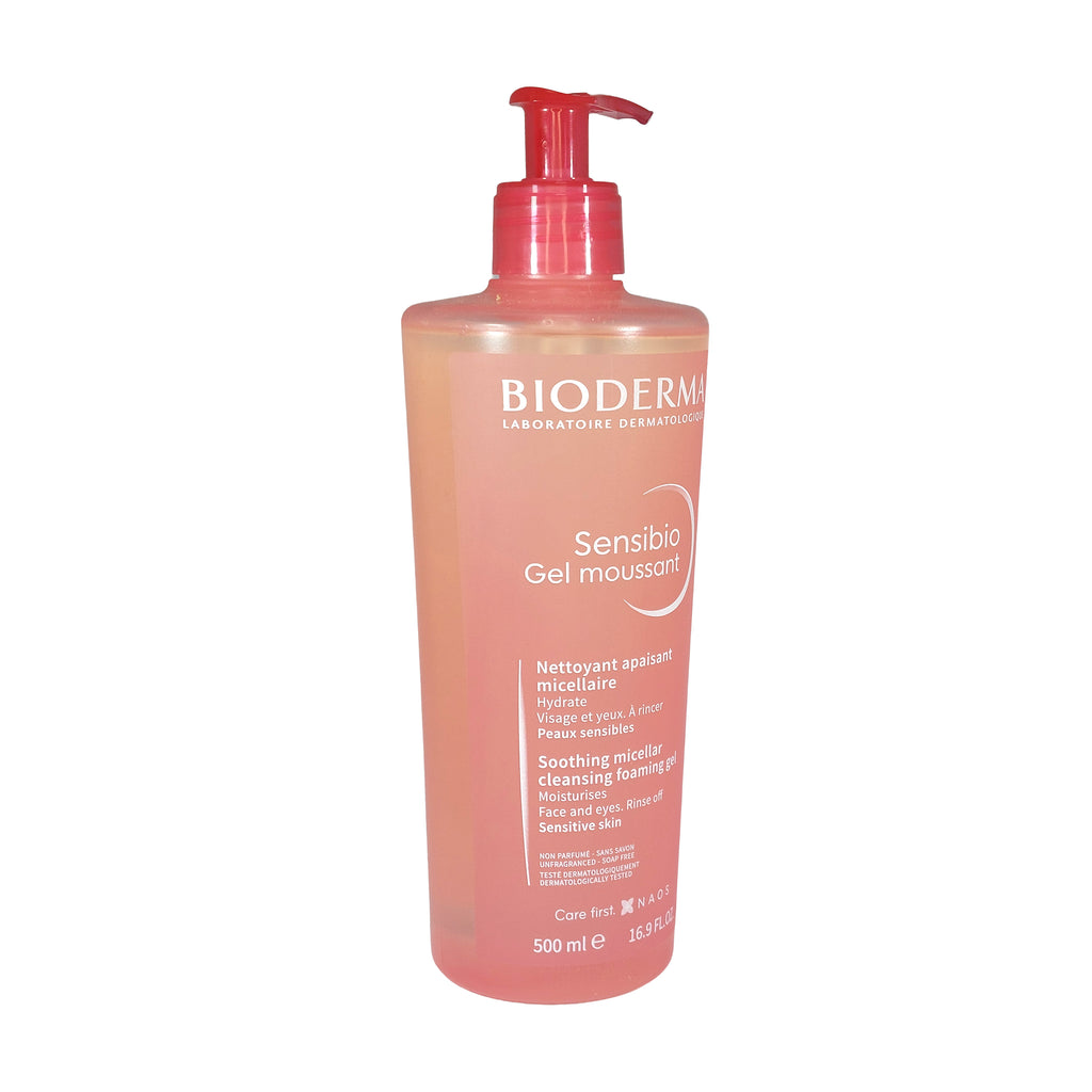 Bioderma Sensibio Gel Moussant Beruhigendes Reinigungsgel, 500 ml