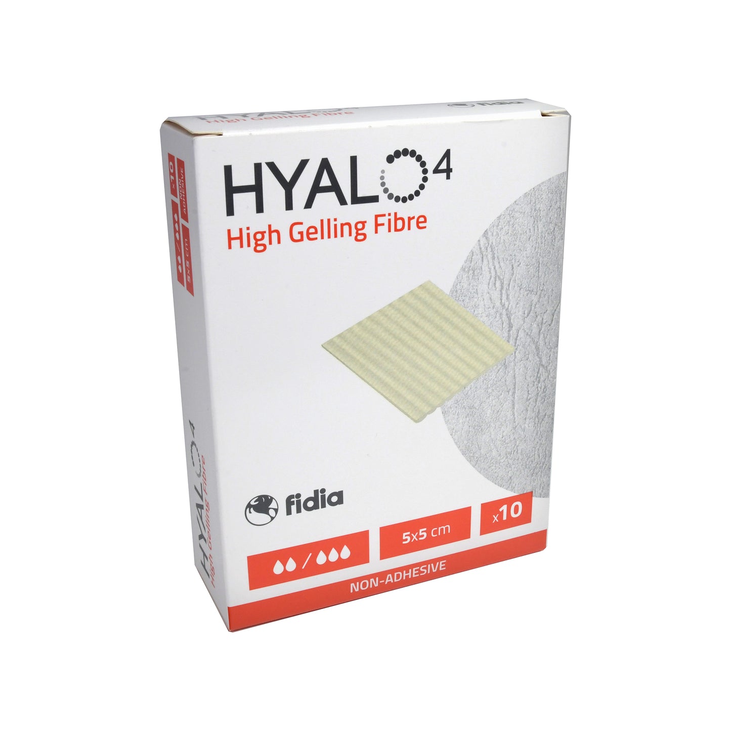 HYALO4 High Gelling Fiber Bandage 5 x 5cm, 10 pcs