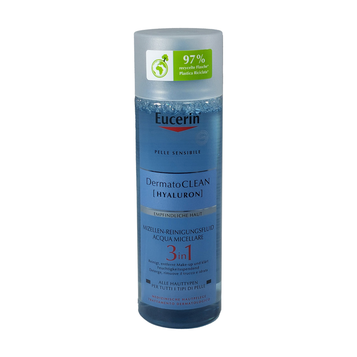 Eucerin DermatoCLEAN 3in1 Hyaluron Mizellen-Reinigungsfluid, 200 ml