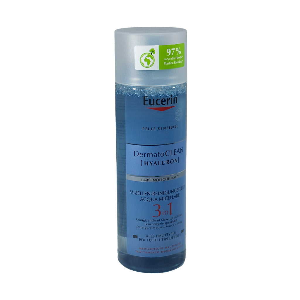Eucerin DermatoCLEAN 3in1 Hyaluron Mizellen-Reinigungsfluid, 200 ml