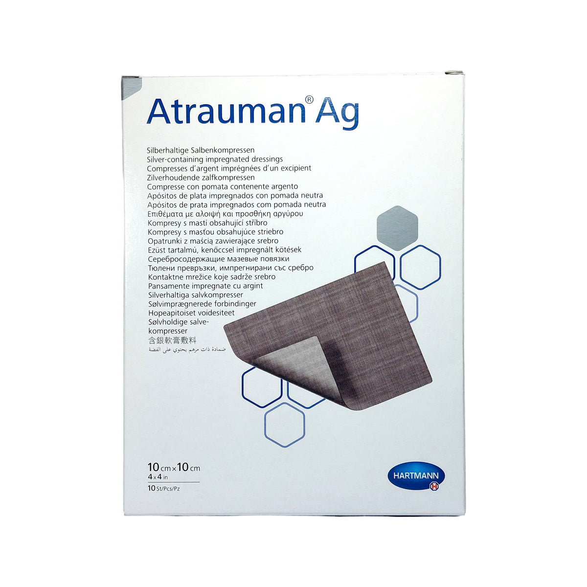 Atraumann Ag Kompressen steril 10 x 10cm, 10 St