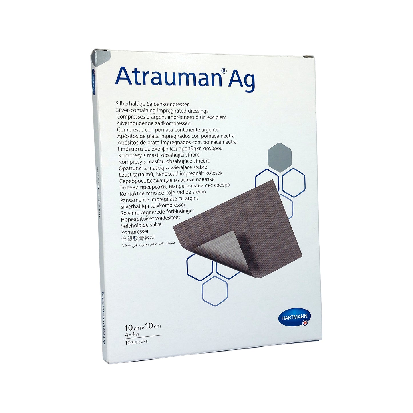 Atraumann Ag Kompressen steril 10 x 10cm, 10 St