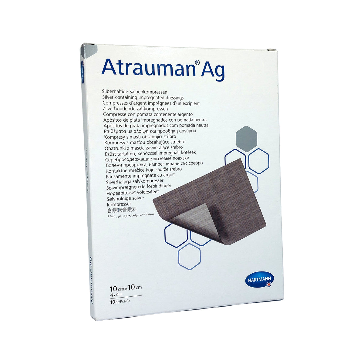 Atraumann Ag Kompressen steril 10 x 10cm, 10 St