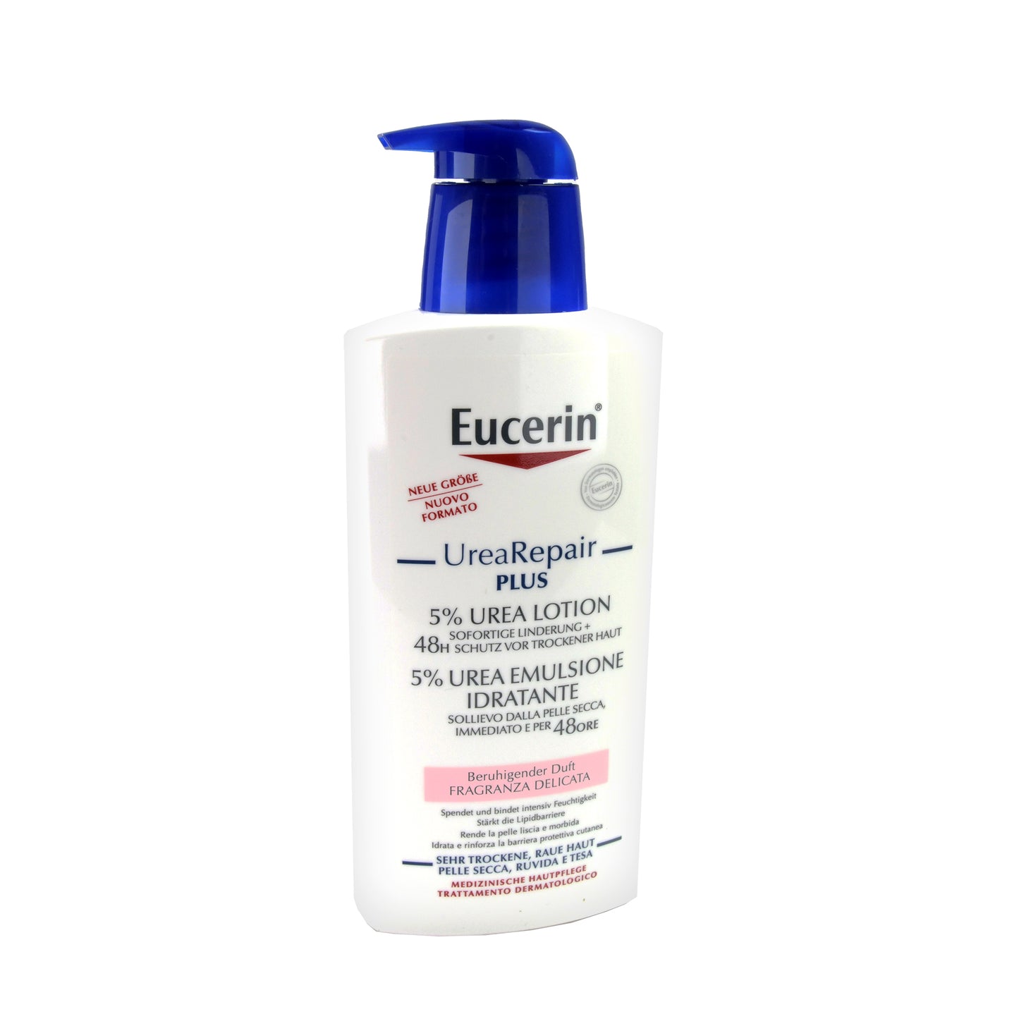 Eucerin UreaRepair PLUS 5% Urea Feuchtigkeitslotion mit Duft, 250 ml