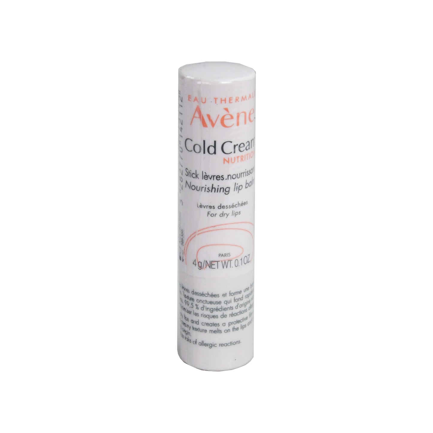 Avène Cold Cream Nutrition lip balm stick, 4 g