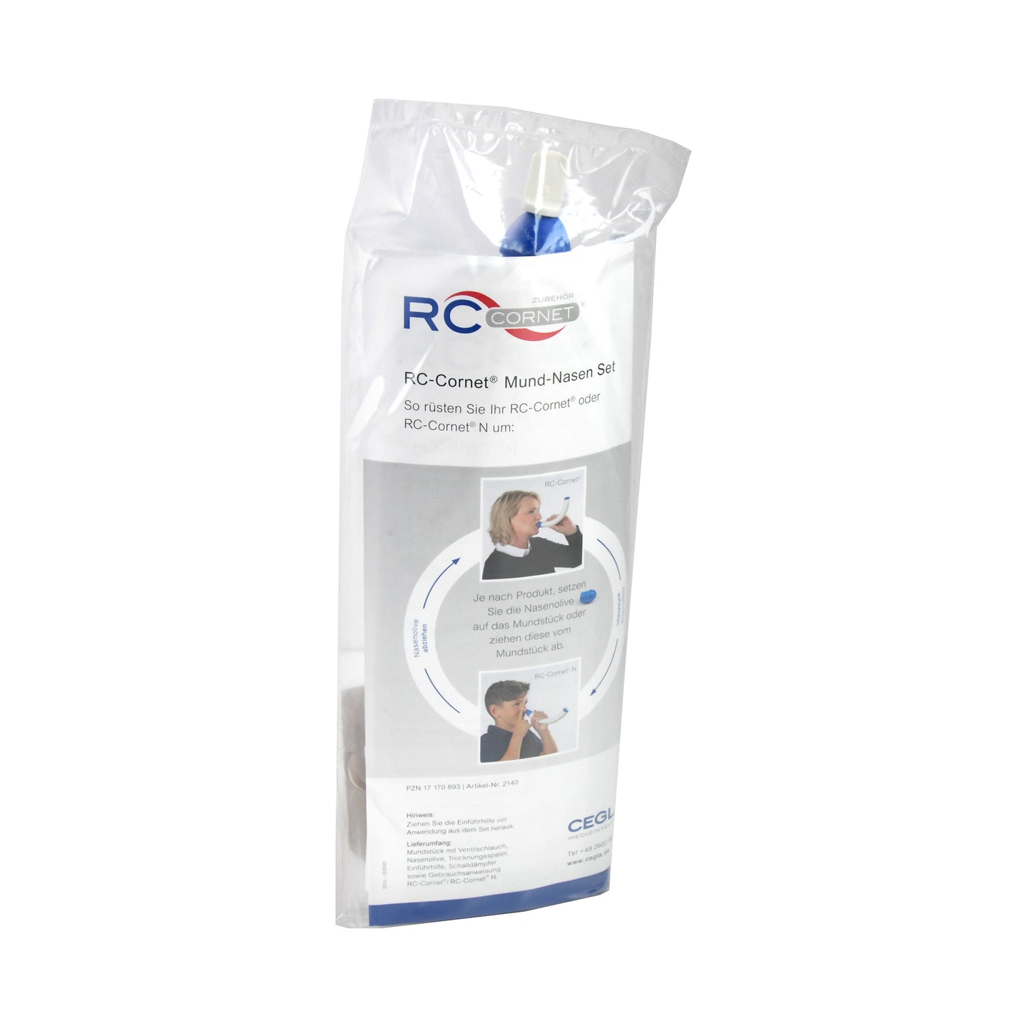 RC Cornet mouth and nose set, 1 piece