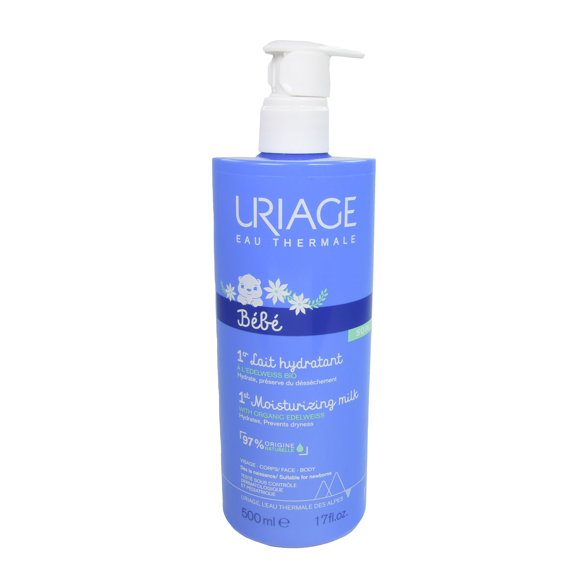 Uriage Bebe 1st Moisturizing Milk Feuchtigkeitsmilch, 500 ml
