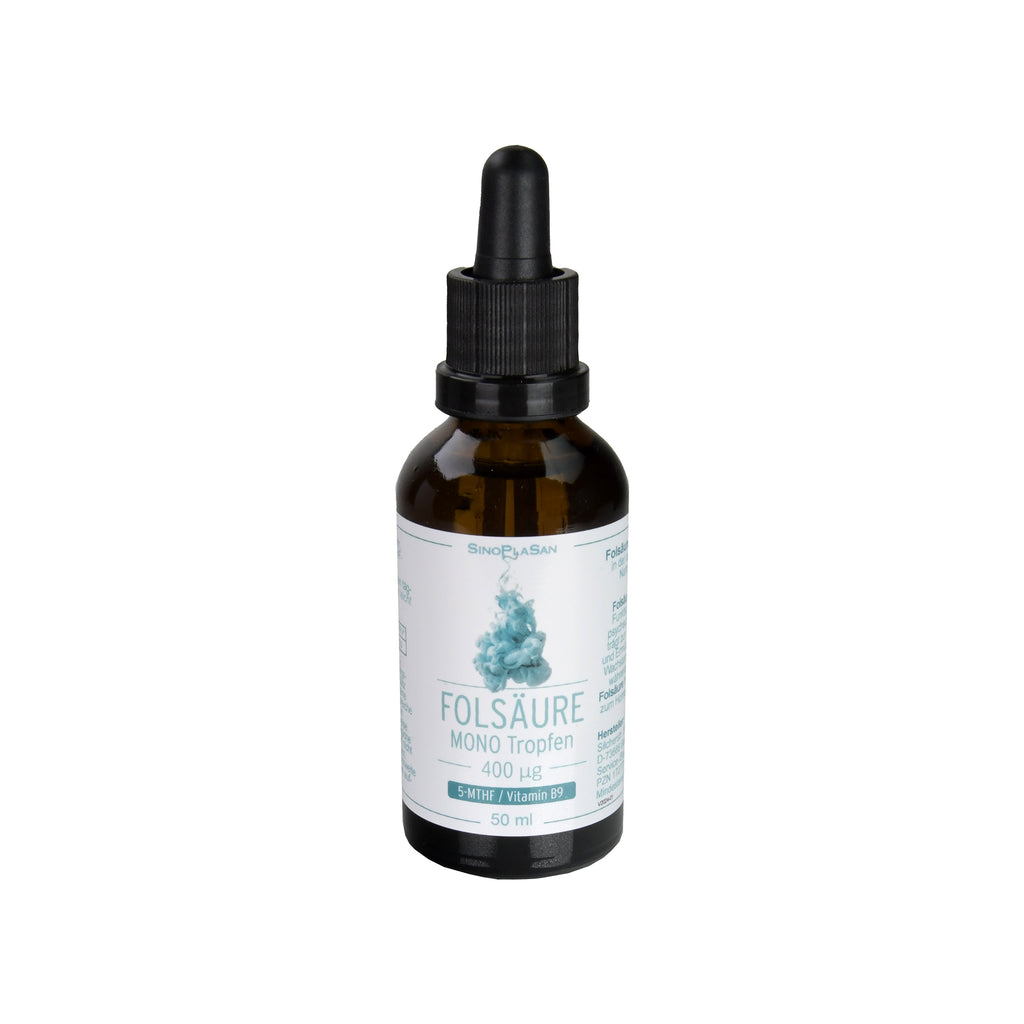 SinoPlaSan FOLSÄURE MONO Tropfen 400 µg 5-MTHF/Vitamin B9, 50 ml
