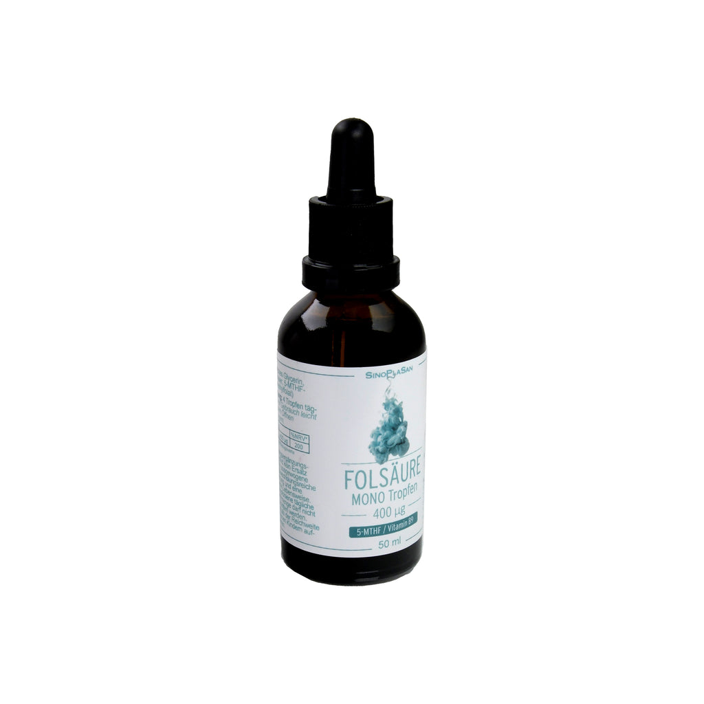 SinoPlaSan FOLSÄURE MONO Tropfen 400 µg 5-MTHF/Vitamin B9, 50 ml