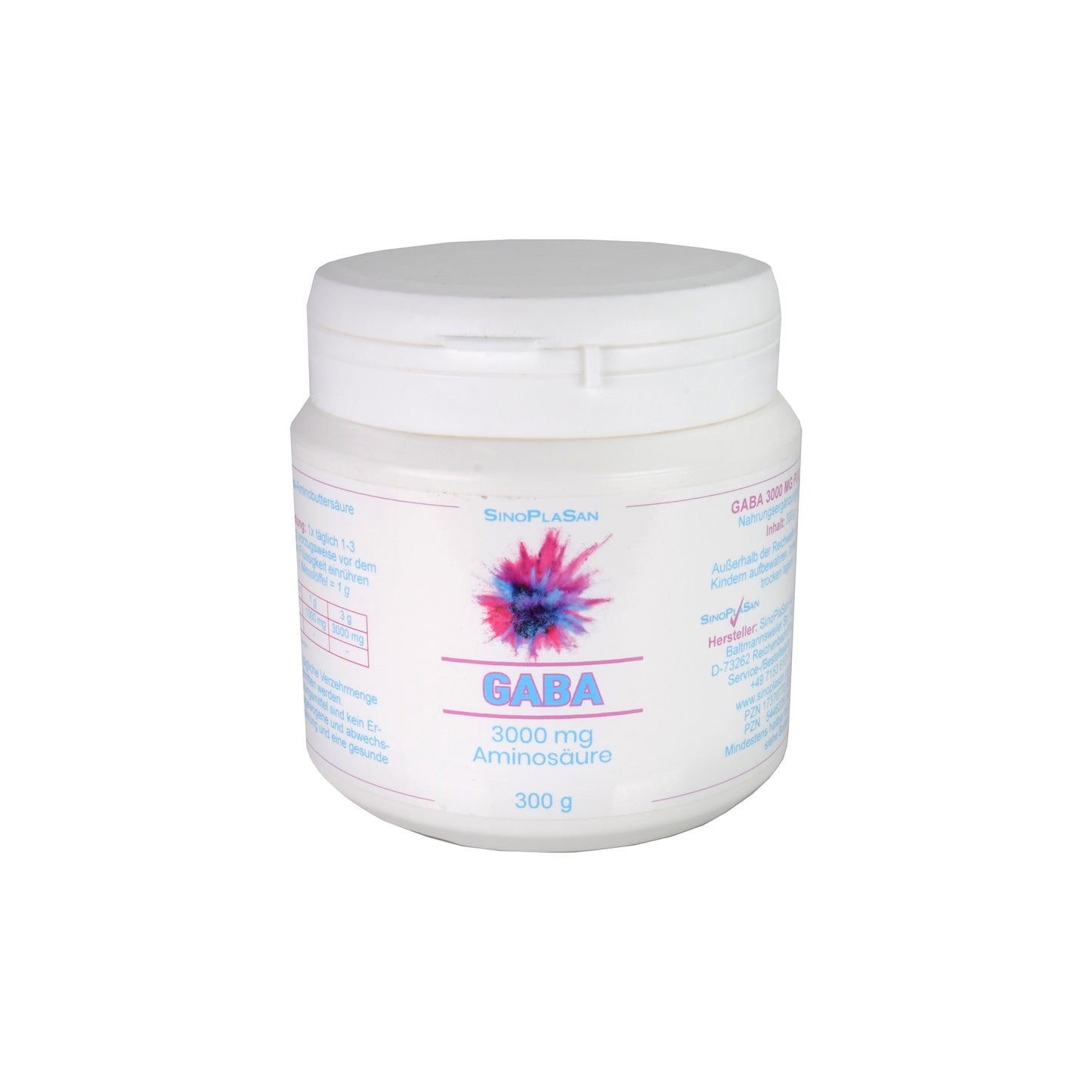SinoPlaSan GABA 3000 mg Aminosäure Pulver, 300 g